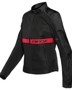 DAINESE LADY RIBELLE AIR JACKET BLACK/RED