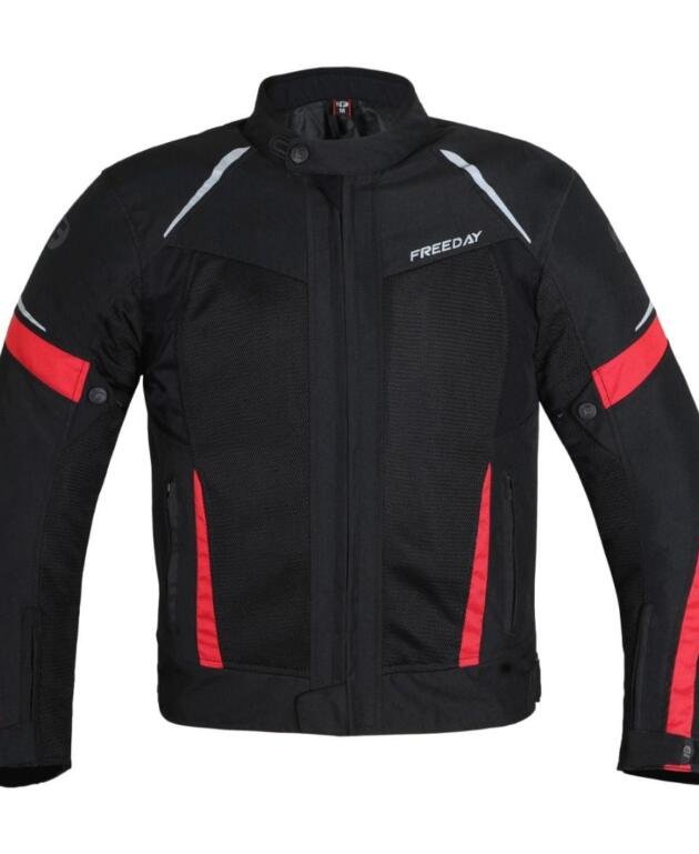 FREEDAY MOTORCYCLE JACKETS MEN SUMMER V-150 RED