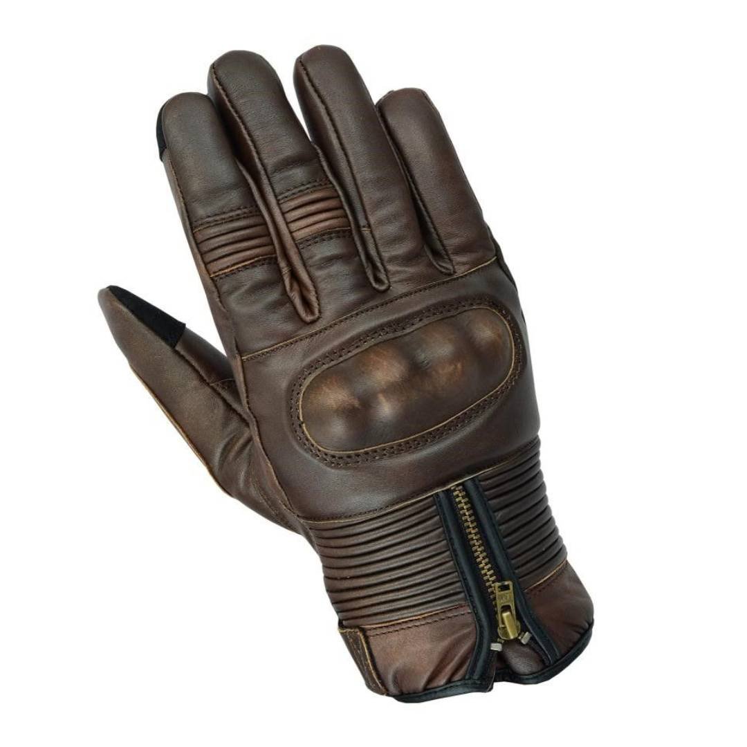 FREEDAY MOTORCYCLE LEATHER GLOVES CLASSIC STYLE VINTAGE GW-500 - Image 3