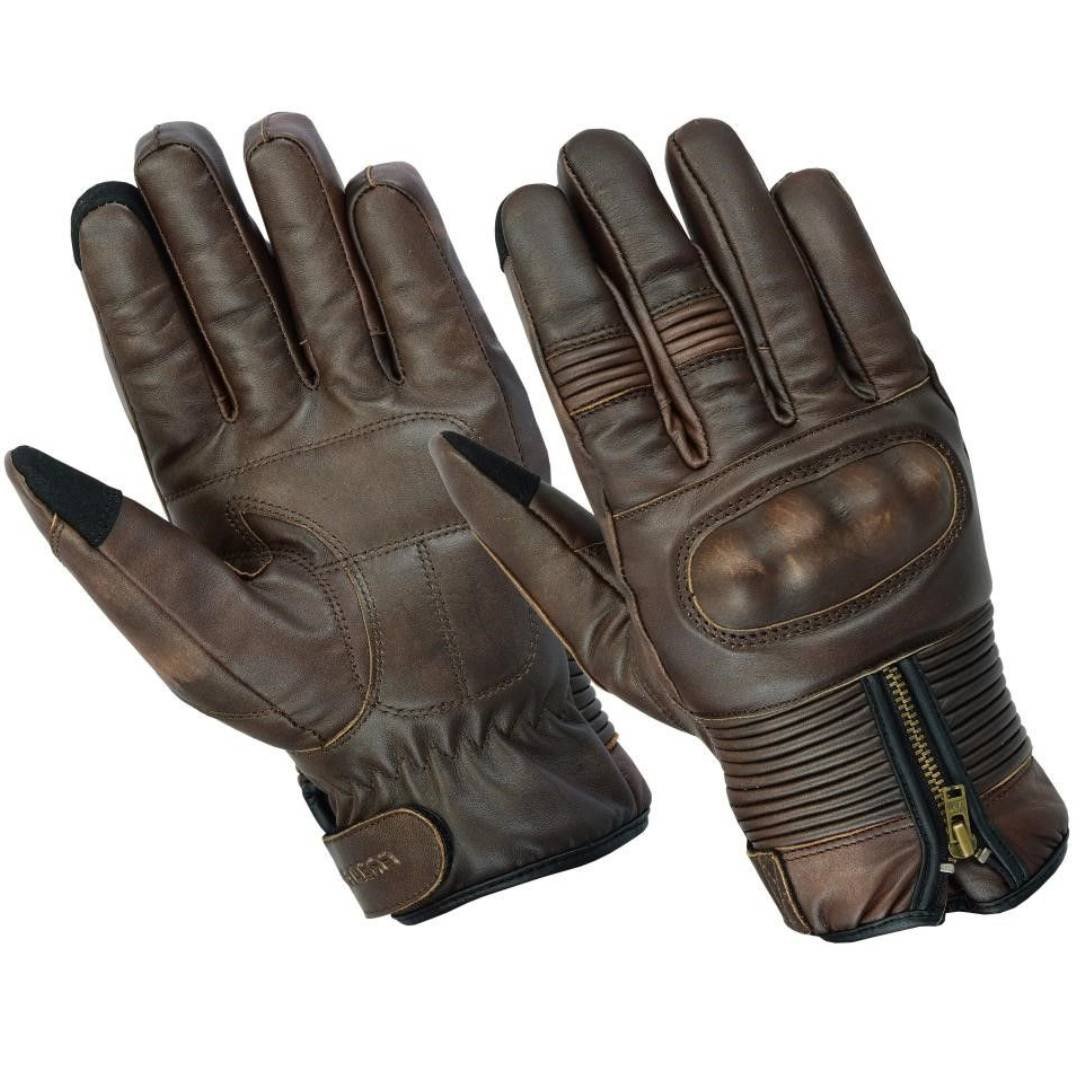 FREEDAY MOTORCYCLE LEATHER GLOVES CLASSIC STYLE VINTAGE GW-500 - Image 4