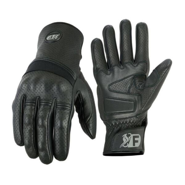 FREEDAY SUMMER LEATHER MOTORCYCLE GLOVES FD-240