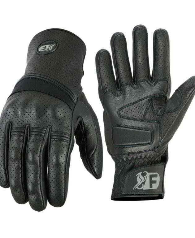 FREEDAY SUMMER LEATHER MOTORCYCLE GLOVES FD-240