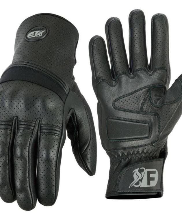 FREEDAY SUMMER LEATHER MOTORCYCLE GLOVES FD-240