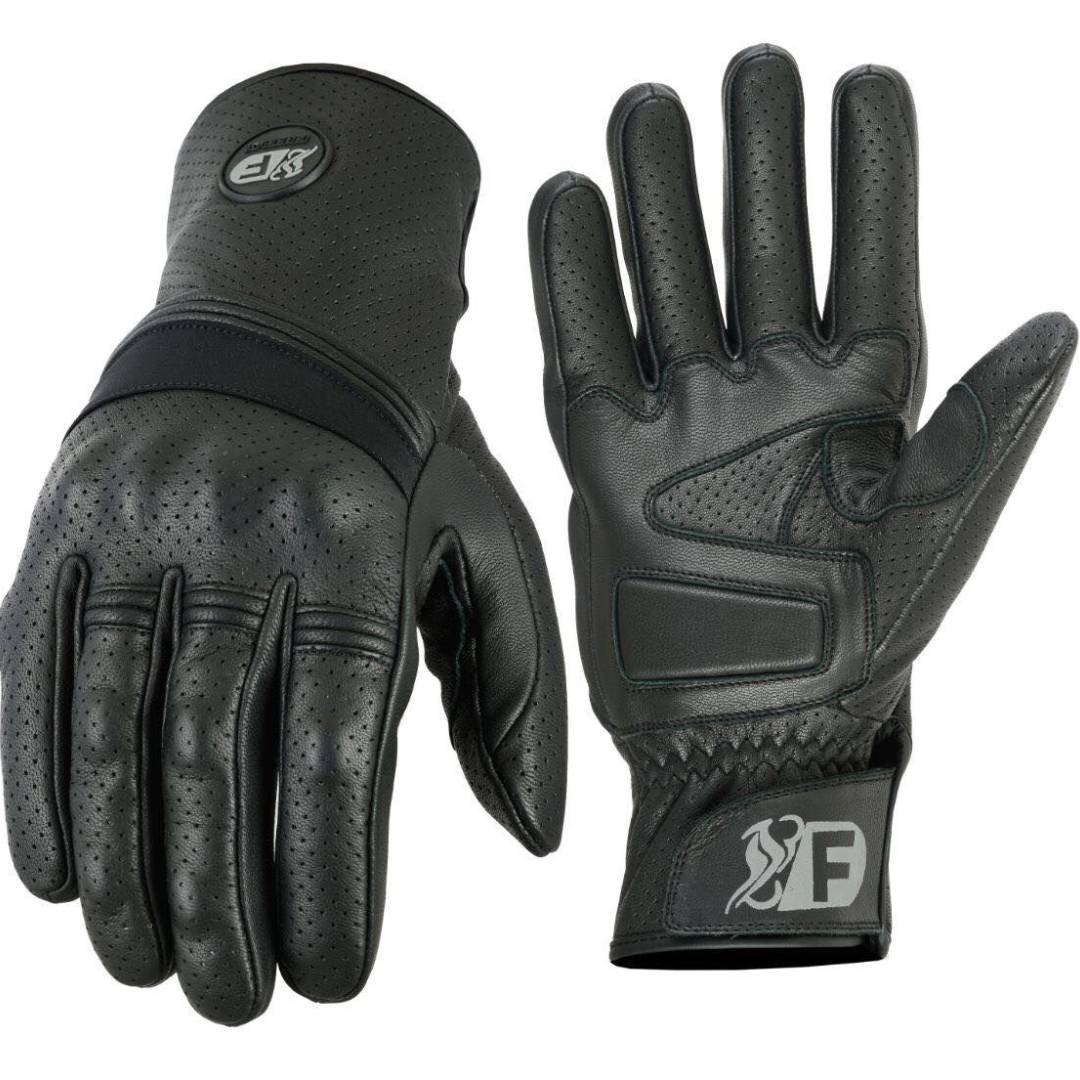 FREEDAY SUMMER LEATHER MOTORCYCLE GLOVES FD-240