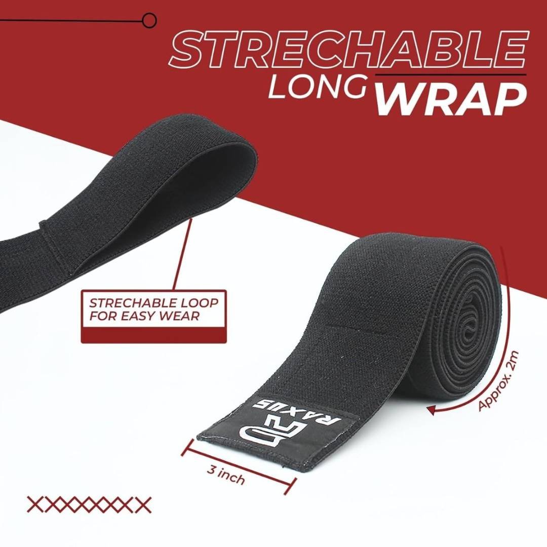 RAXUS Knee Support Bandage for Weight Lifting - Image 7