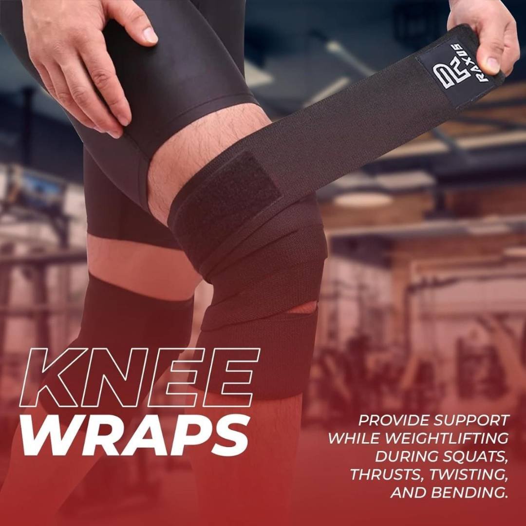 RAXUS Knee Support Bandage for Weight Lifting - Image 3