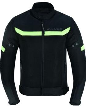 RAXUS MEN'S SUMMER MOTORCYCLE JACKET STORM COLD- FLUOR