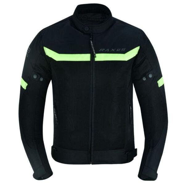 RAXUS MEN'S SUMMER MOTORCYCLE JACKET STORM COLD- FLUOR