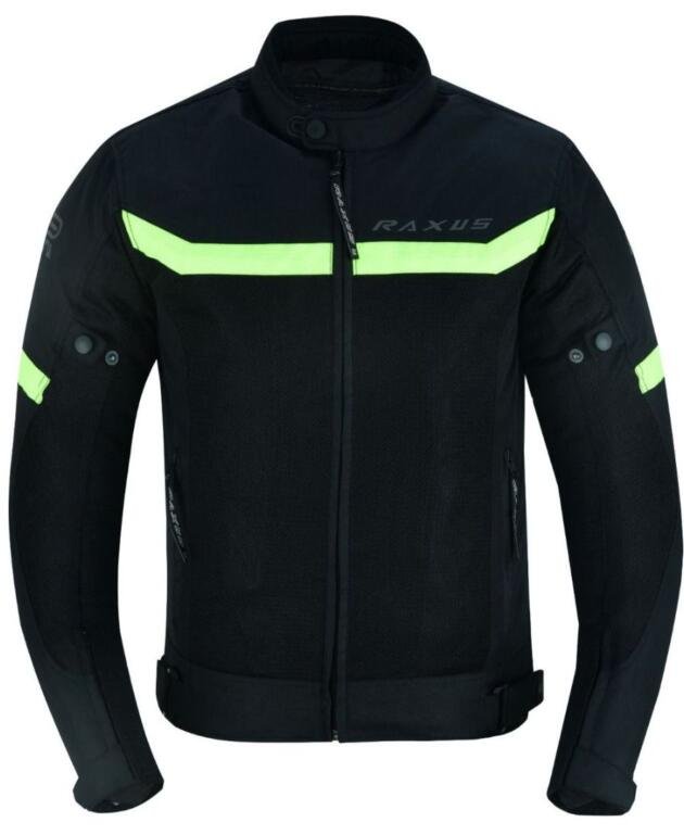 RAXUS MEN'S SUMMER MOTORCYCLE JACKET STORM COLD- FLUOR