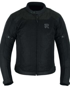 RAXUS MEN'S SUMMER MOTORCYCLE JACKET TRACK COOL PRO- BLACK