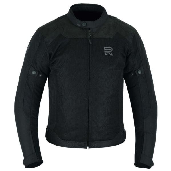 RAXUS HERREN-SOMMER-MOTORRADJACKE TRACK COOL PRO - SCHWARZ