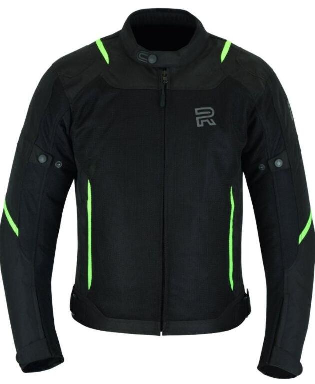 RAXUS MEN'S SUMMER MOTORCYCLE JACKET TRACK- FLUOR