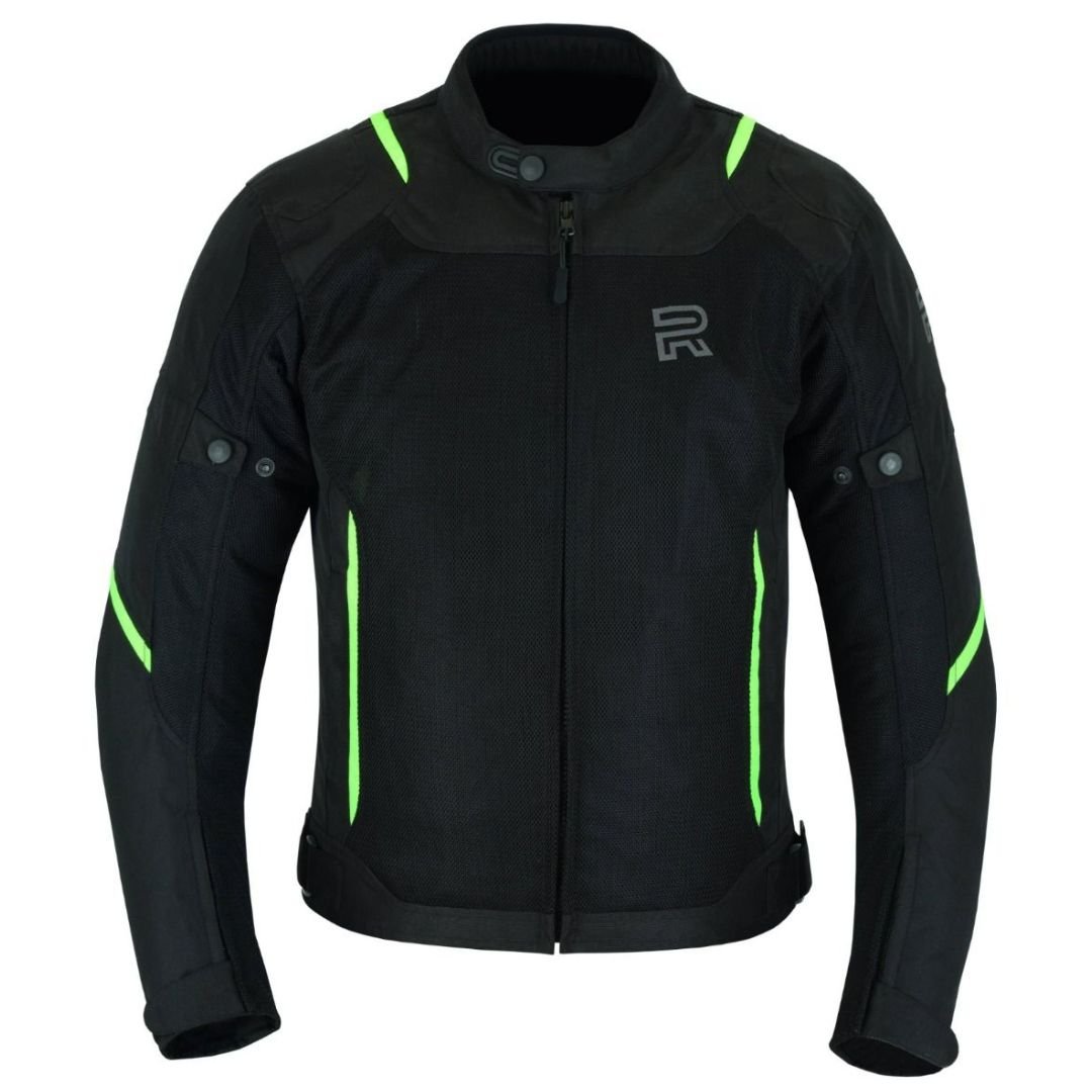 RAXUS MEN'S SUMMER MOTORCYCLE JACKET TRACK- FLUOR