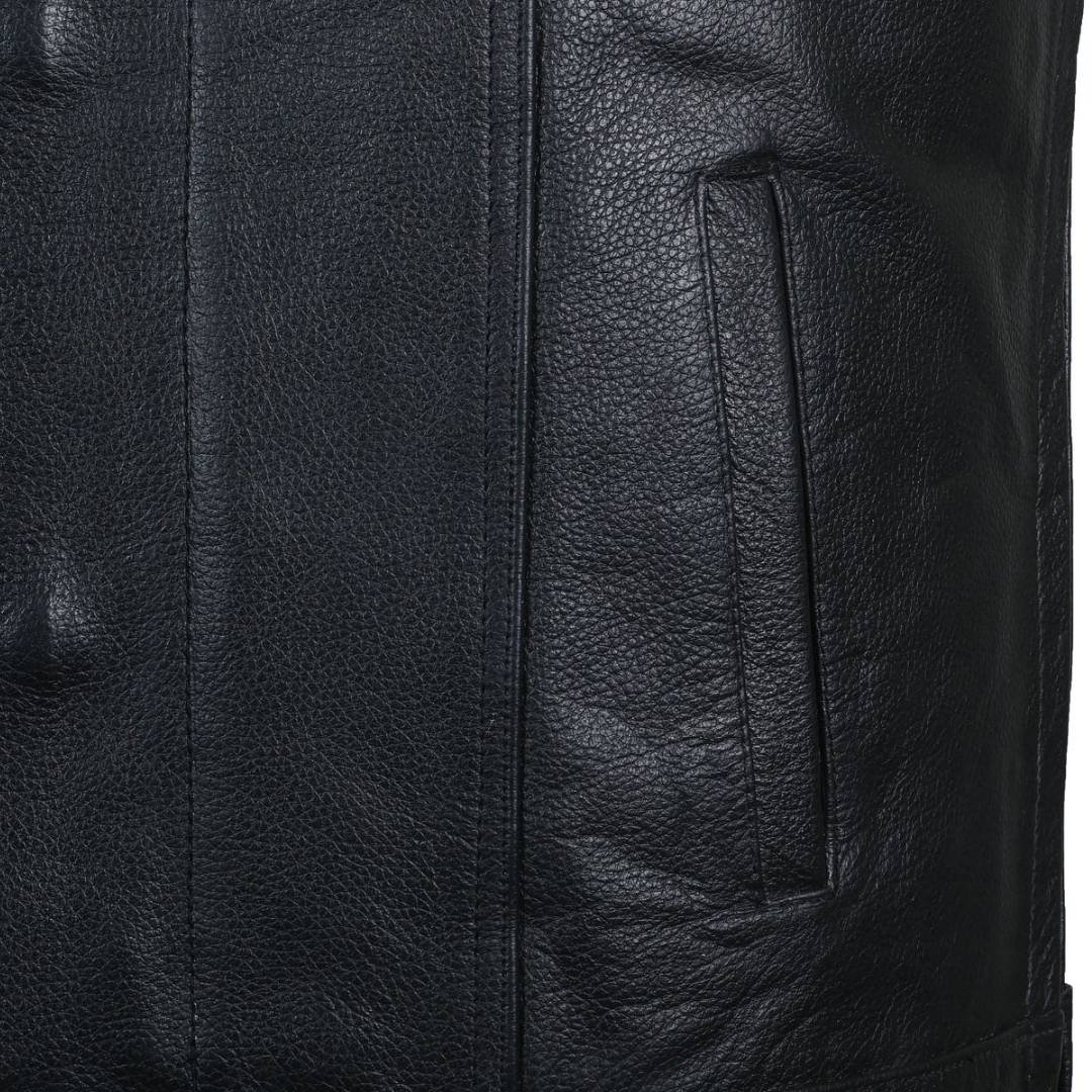 RAXUS MOTORCYCLE VEST COWHIDE DIAMOND K-15 - Image 6