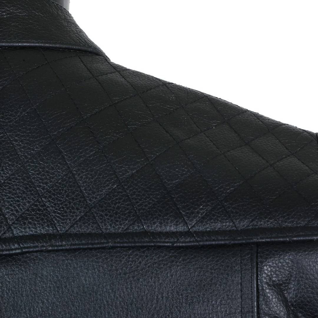 RAXUS MOTORCYCLE VEST COWHIDE DIAMOND K-15 - Image 5