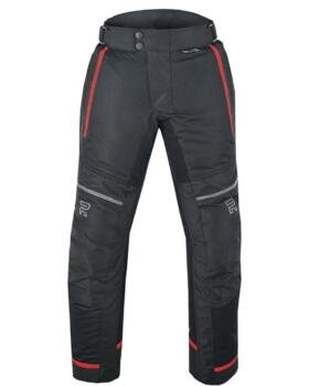 RAXUS PANTALONES DE MOTO HOMBRE VERANO TRACK-COOLPRO ROJO