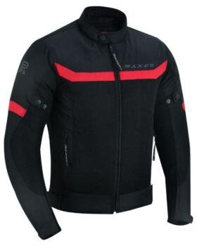 RAXUS STORM COLD MEN'S SUMMER MOTORCYCLE JACKET - RED