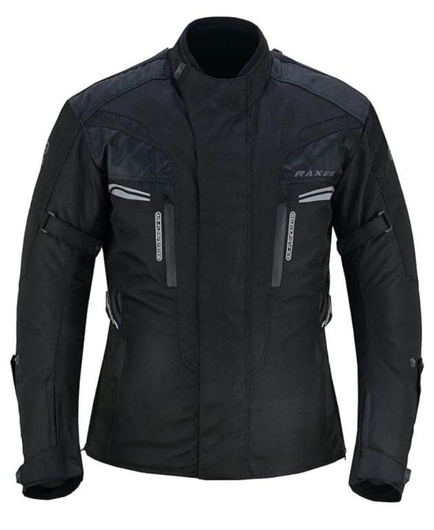 RAXUS THUNDER MEN'S WINTER 3/4 WATERPROOF MOTORCYCLE JACKET CE Approved