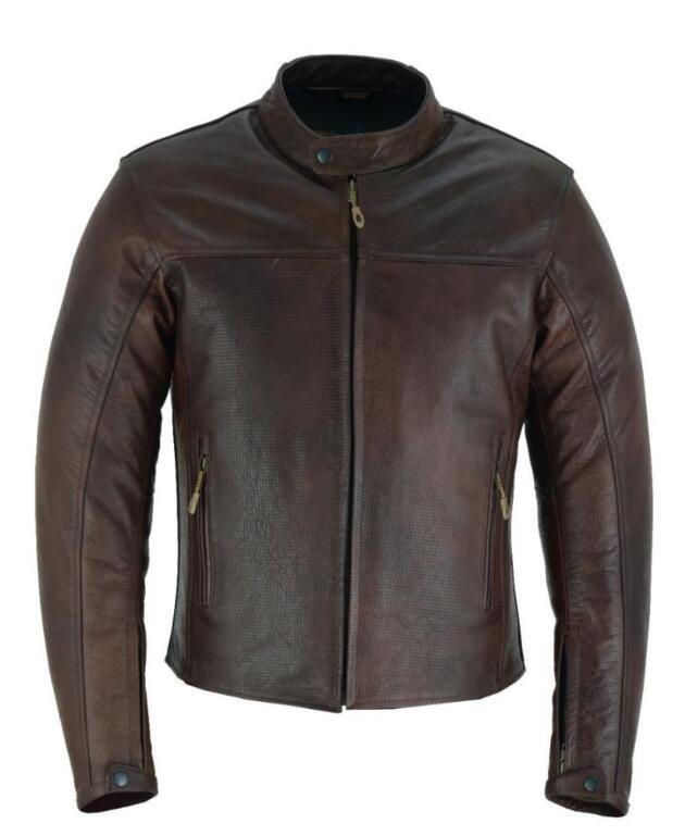 Raxus Motorcycle leather jacket for men