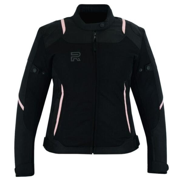 Giacca da moto estiva Raxus da donna Track – Rosa