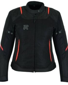 Raxus Summer Motorcycle Jacket Women Track- Red