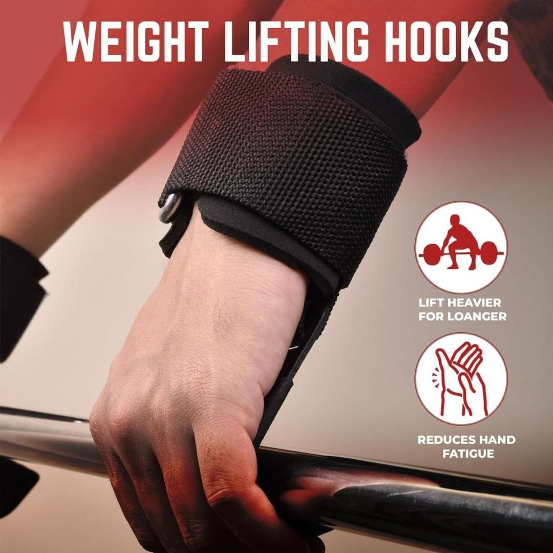 Raxus Weight Lifting Hooks - Image 5