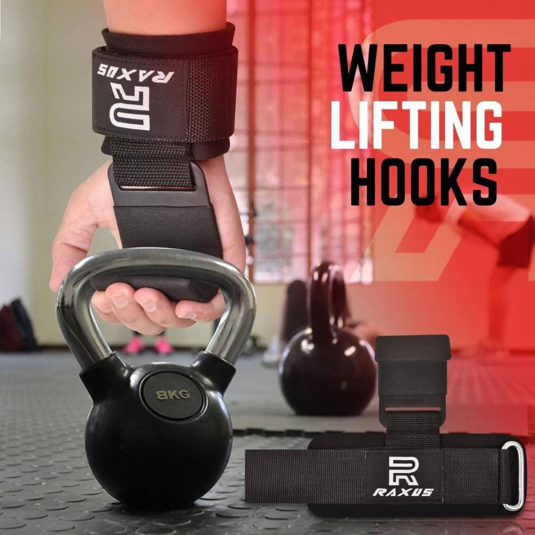 Raxus Weight Lifting Hooks - Image 4