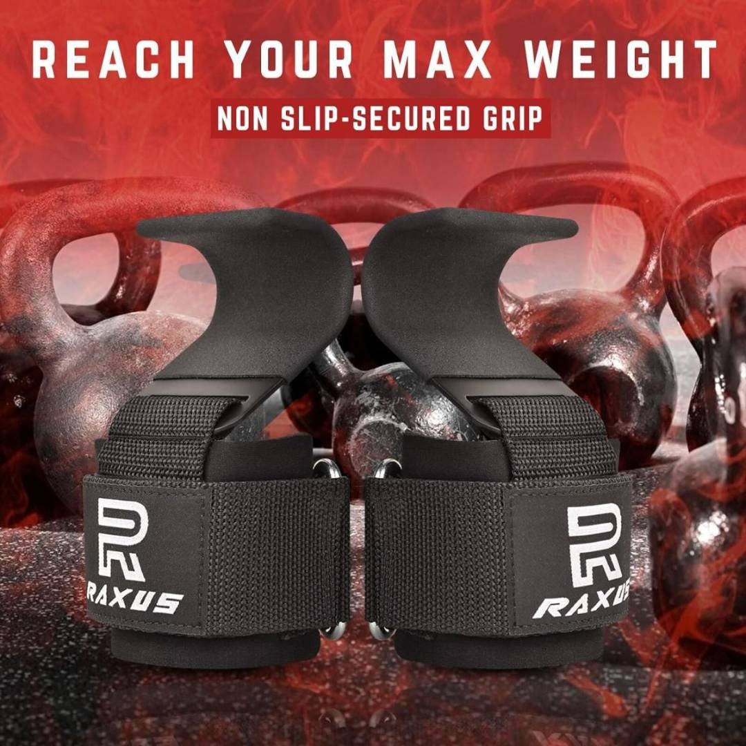 Raxus Weight Lifting Hooks - Image 3