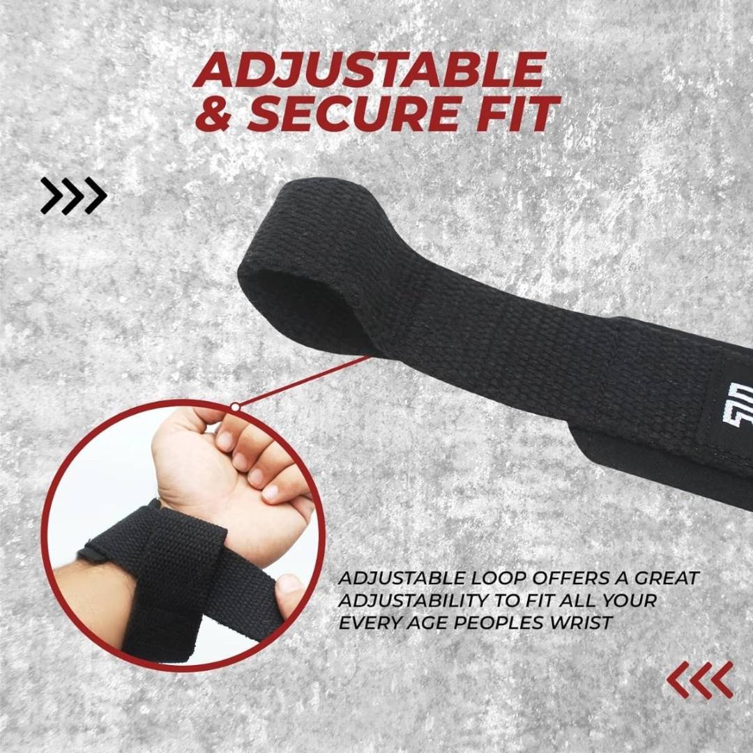 Raxus Weight Lifting Straps with Padded Support - Image 9