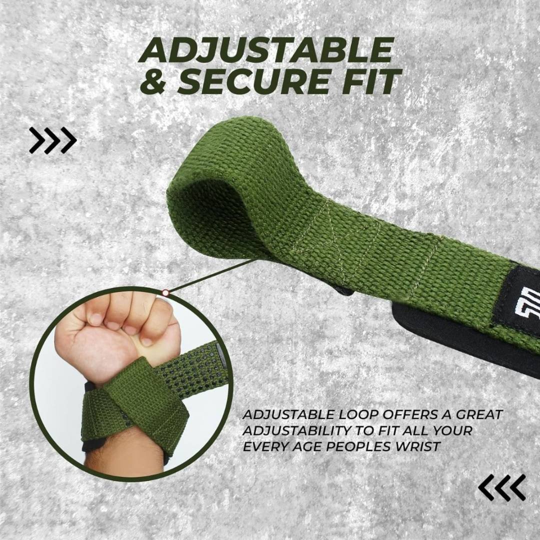 Raxus Weight Lifting Straps with Padded Support - Image 3
