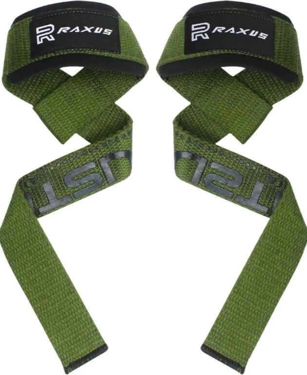 Raxus Weight Lifting Straps with Padded Support