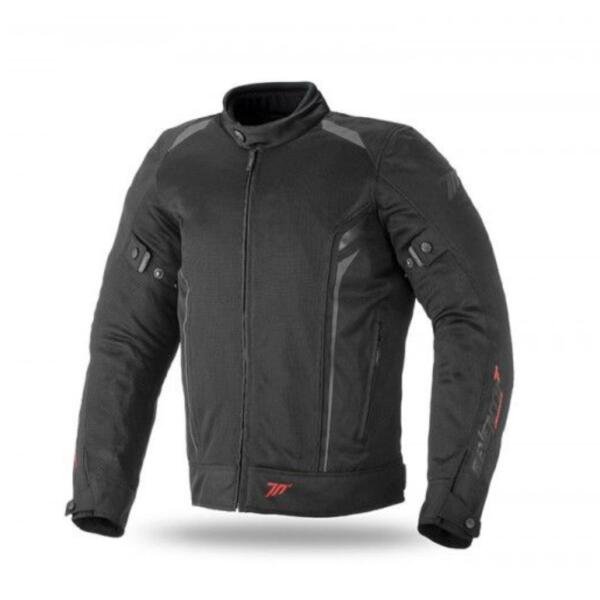 SEVENTY JT32 SUMMER TOURING MOTORCYCLE JACKET FOR MAN BLACK