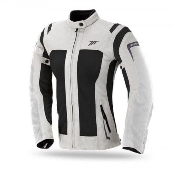 SEVENTY SD-JT46 WOMEN'S SUMMER TOURING JACKET BLACK/WHITE