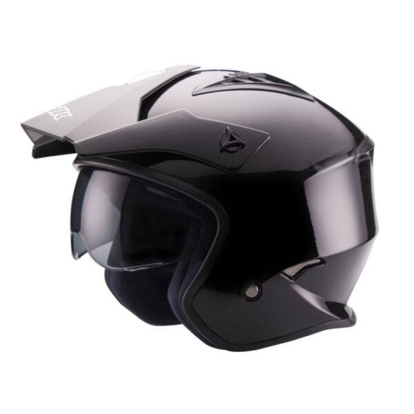UNIK TRIAL HELMET UNIK CT-07 WITH BLACK GLASSES