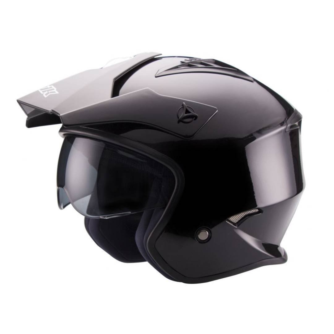 UNIK TRIAL HELMET UNIK CT-07 WITH BLACK GLASSES