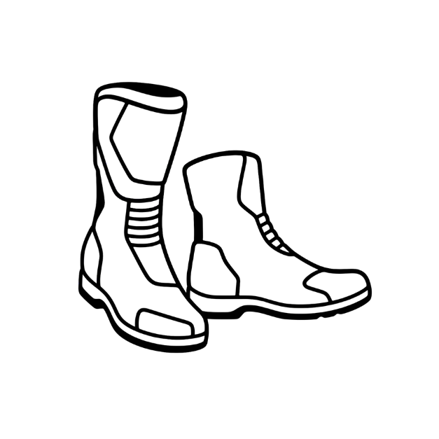 Motorcycle boots category