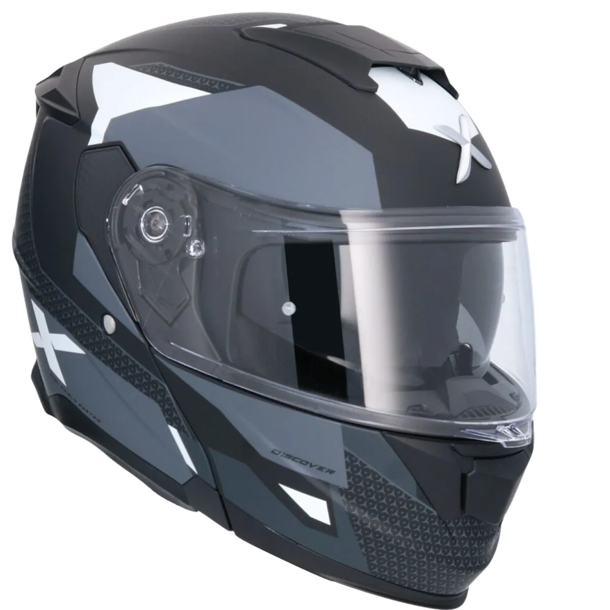 AXOR Discover Modular Helmet Right Side View Grey Black