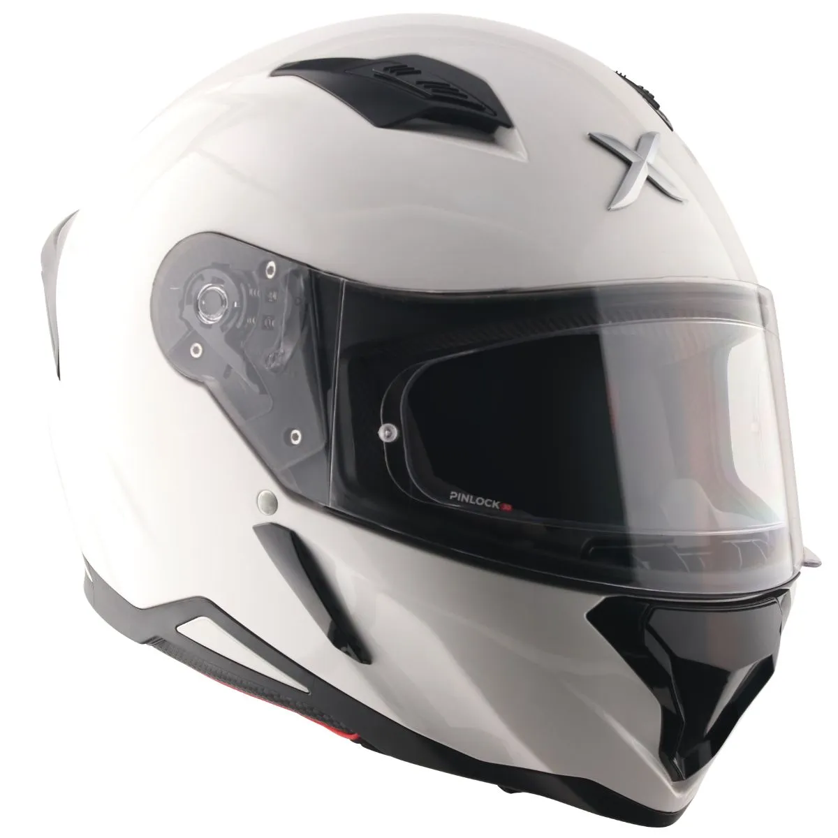AXOR SH-890 Hunter Helmet Right Side View Solid White Pearl