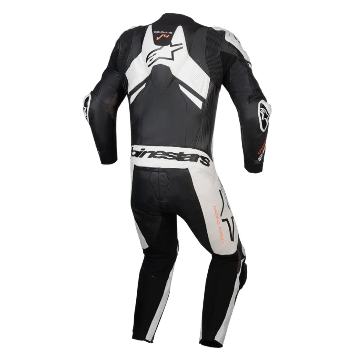 Alpinestars GP Plus V4 Sprint One Piece Leather Suit – Red Fluo Mid Red White | Black White Red Fluo | CE AAA Class | Tech-Air Ready - Bild 4