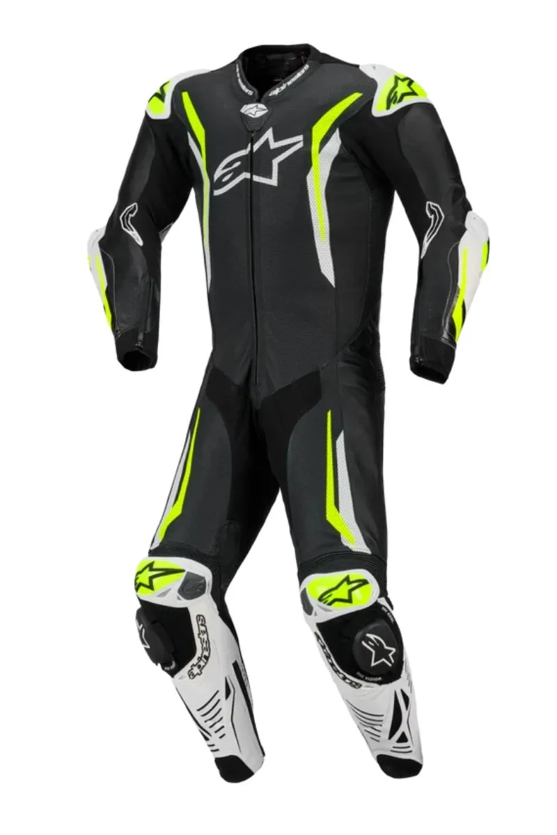 Alpinestars GP Tech V5 One Piece Leather Suit Green front view