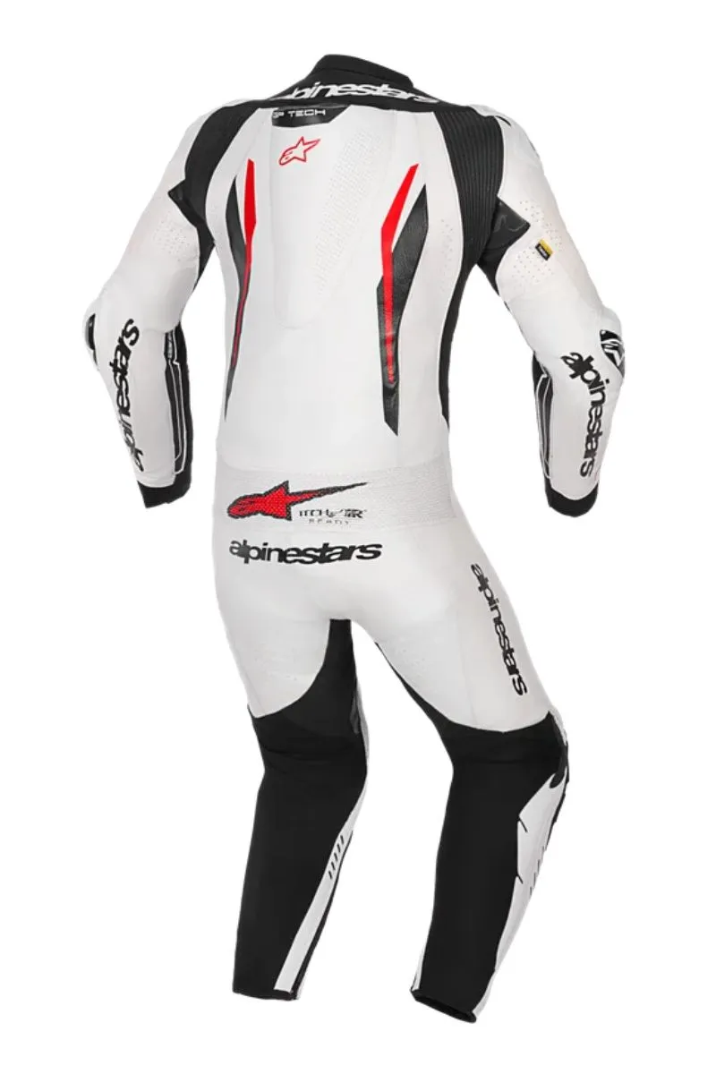 Alpinestars GP Tech V5 One Piece Leather Suit White rear view