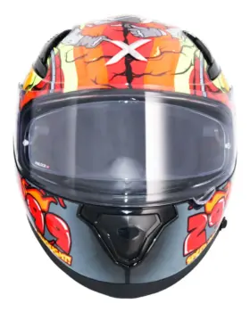 AXOR Apex XBHP 299 Full Face Helmet Multicolored front view