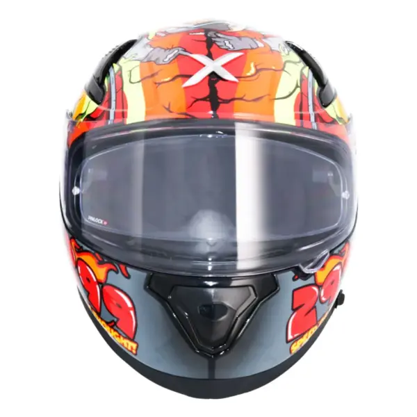 AXOR Apex XBHP 299 Full Face Hjelm Multicolored front view