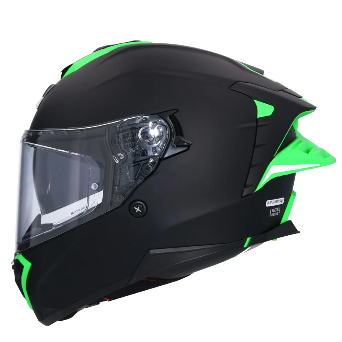 AXOR Brutale Corsa Full Face Helmet Pinlock 70 Anti-Scratch Visor Close-Up