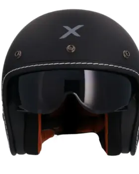 AXOR Dallas Solid Jet Helmet Matt Black front view