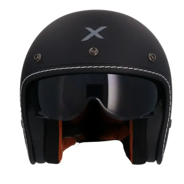 AXOR Dallas Solid Jet Helmet Matt Black front view