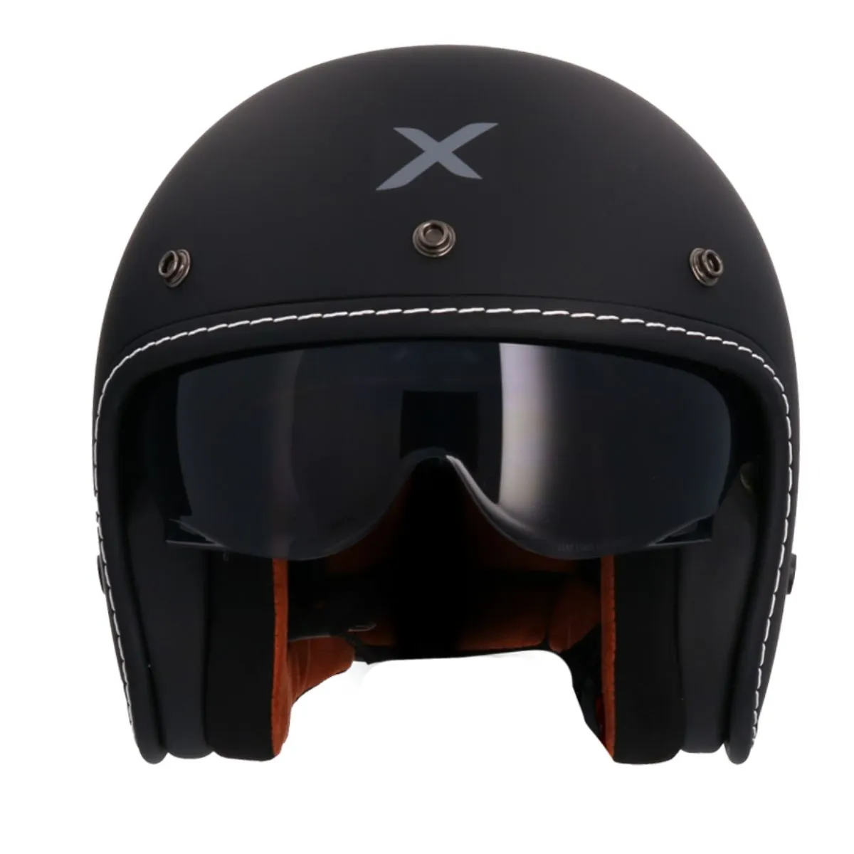 AXOR Dallas Solid Jet Helmet Matt Black front view