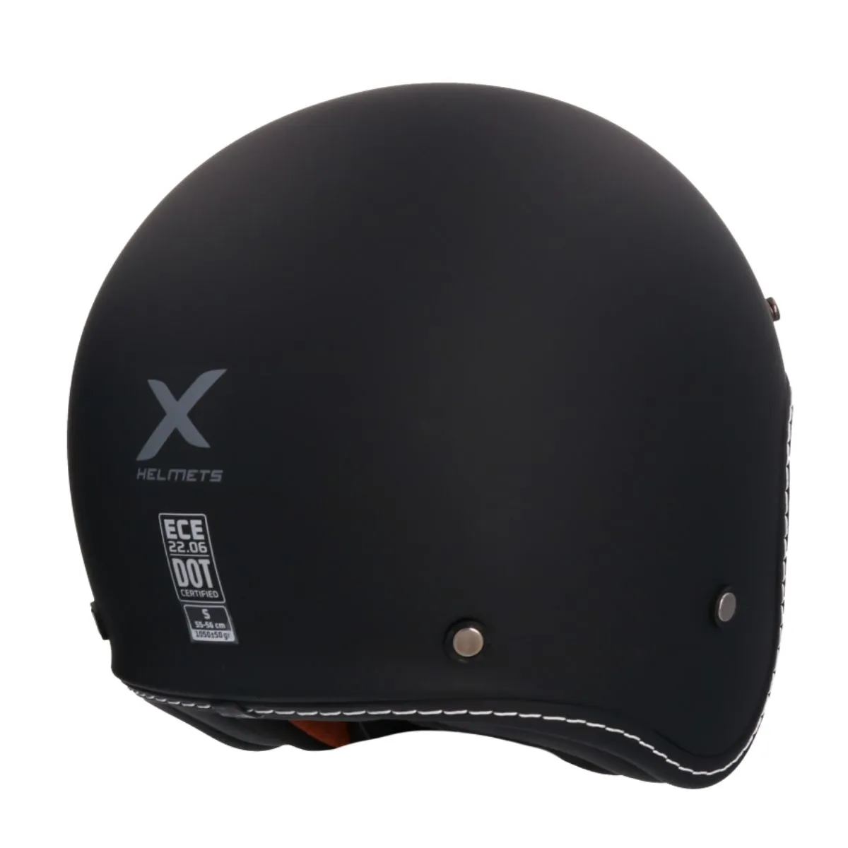 AXOR Dallas Solid Jet Helmet Matt Black rear view