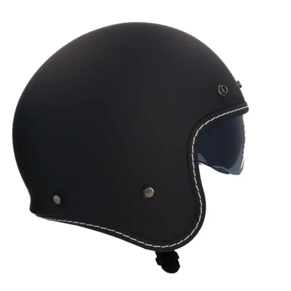 AXOR Dallas Solid Jet Helmet Matt Black right side view