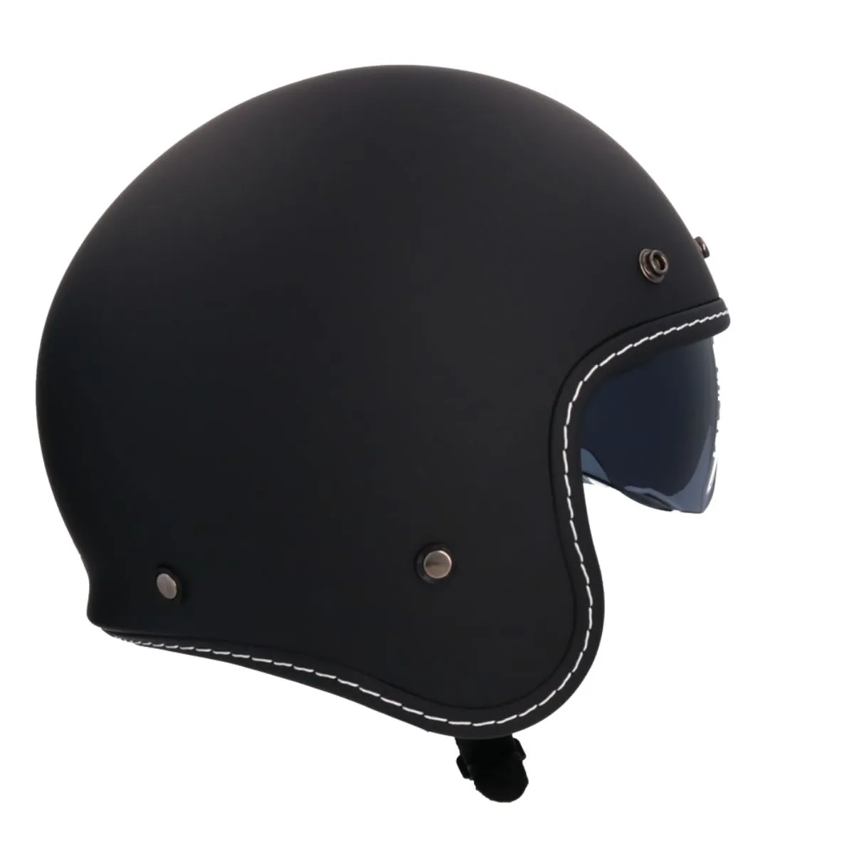 AXOR Dallas Solid Jet Helmet Matt Black right side view